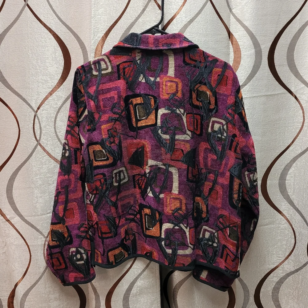 Abstract Cloth Reversible Jacket - Picture 5 of 11